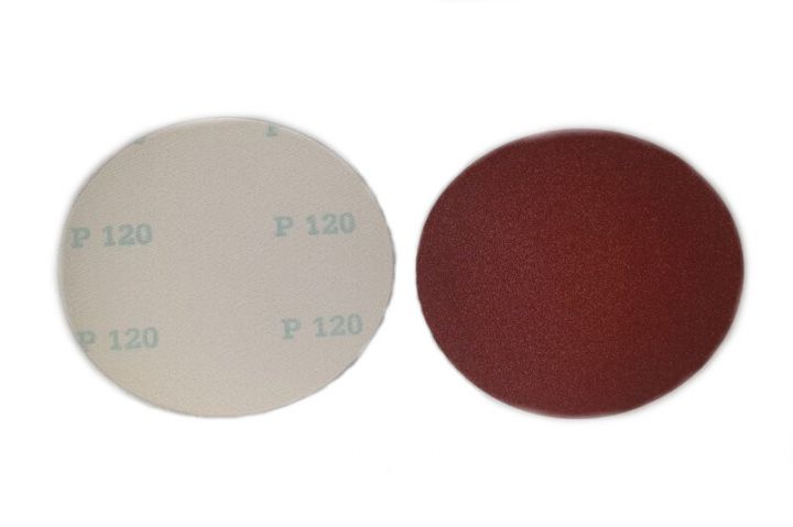 Velvet-velcro abrasive disc for portable machine AL.OX